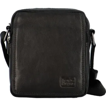 Pánská kožená taška přes rameno černá - SendiDesign Jarullo černá