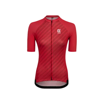 cyklistický dres KALAS MOTION Z4 | Cyklistický dres SPINN | Imperial Red | DÁMSKÝ | Velikost: 5
