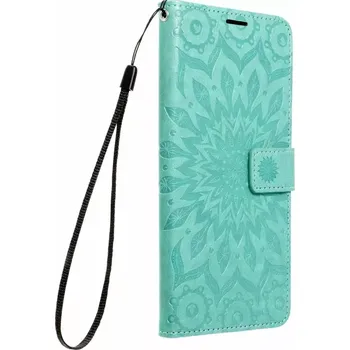 Pouzdro na mobilní telefon Flipové pouzdro Coolcase Mezzo na mobil Apple iPhone 15 Pro - Zelená mandala (Flip kryt či obal Forcell MEZZO na mobil Apple iPhone 15 Pro - Zelená mandala)