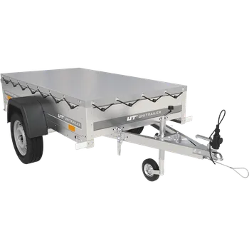 Přívěs Garden Trailer 200 Kipp s rámem H-0 a šedou plachtou