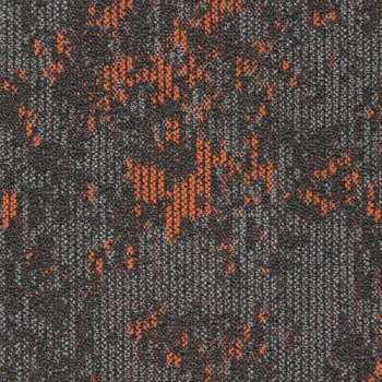 Koberec Pevanha kobercové čtverce Cloud 9671 šedá-oranžová