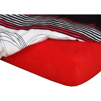 Prostěradlo Froté prostěradlo červená - 60x120/10 cm postýlka