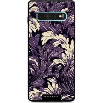 Pouzdro na mobilní telefon Lesklý kryt Mobiwear Glossy - Samsung Galaxy S10 Plus - GA46G Fialové rostliny (Prémiové lesklé pouzdro, obal, kryt Mobiwear Glossy na mobil Samsung Galaxy S10 Plus - GA46G Fialové rostliny, materiál Plast + TPU silikon - krytí po všech stranách,)
