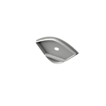 LED lišta Koncovka rohového profil lištau R1 bílá - Koncovka hranatá s otvorem 096572 - LED Solution - LP205W-END-HOLE - LP205W-END-HOLE