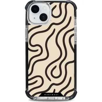 Pouzdro na mobilní telefon Odolný obal Mobiwear MagSafe Elite Bumper - Apple iPhone 15 Plus - DA60D Linky (Odolný kryt, pouzdro, obal Mobiwear Elite Bumper na mobil Apple iPhone 15 Plus - DA60D Linky, materiál Plast + TPU silikon + kov - zesílená ochrana telefonu, podpora MagSafe,)