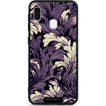 Pouzdro na mobilní telefon Lesklý kryt Mobiwear Glossy - Samsung Galaxy A20e - GA46G Fialové rostliny (Prémiové lesklé pouzdro, obal, kryt Mobiwear Glossy na mobil Samsung Galaxy A20e - GA46G Fialové rostliny, materiál Plast + TPU silikon - krytí po všech stranách, neošoupatelný)