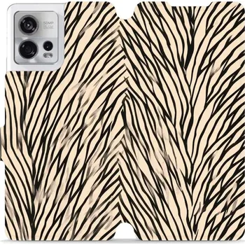 Pouzdro na mobilní telefon Flipové pouzdro Mobiwear - Motorola Edge 30 Fusion - VA52S V koruně stromu (Knížkové flip pouzdro, obal, kryt na mobil Motorola Edge 30 Fusion - VA52S V koruně stromu, materiál Umělá kůže + TPU - ochrana 360°, stojánek, silikonová vanička, magnetické)