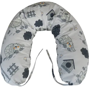 Povlak na kojící polštář šedí pejsci