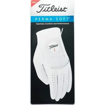 Horolezecké rukavice Titleist rukavice Perma Soft bílá RH: Pánské RH L