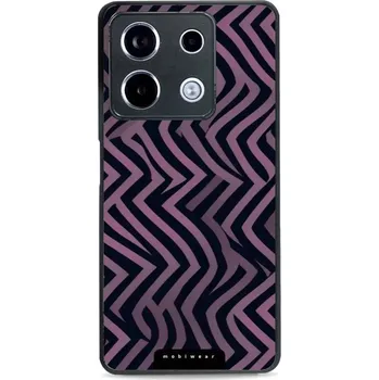 Pouzdro na mobilní telefon Lesklý kryt Mobiwear Glossy - Xiaomi Redmi Note 13 Pro 5G / Poco X6 5G - GA55G Fialové klikyháky (Prémiové lesklé pouzdro, obal, kryt Mobiwear Glossy na mobil Xiaomi Redmi Note 13 Pro 5G / Poco X6 5G - GA55G Fialové klikyháky, materiál Plast + TPU silikon