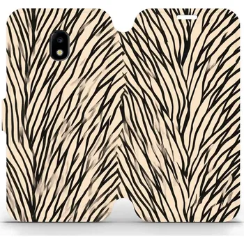 Pouzdro na mobilní telefon Flipové pouzdro Mobiwear - Samsung Galaxy J3 2017 - VA52S V koruně stromu (Knížkové flip pouzdro, obal, kryt na mobil Samsung Galaxy J3 2017 - VA52S V koruně stromu, materiál Umělá kůže + TPU - ochrana 360°, stojánek, silikonová vanička, magnetické zavírá