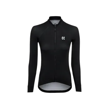 cyklistický dres KALAS PASSION Z3 | Cyklistický dres dlouhý rukáv TEMPS | black | DÁMSKÝ | Velikost: 6
