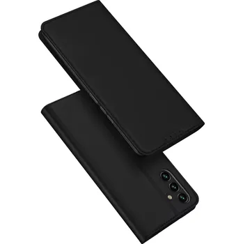 Pouzdro na mobilní telefon Prémiové flip pouzdro DUX DUCIS SKIN na mobil Samsung Galaxy A15 / A15 5G černé (Flipové knížkové vyklápěcí pouzdro DUX DUCIS SKIN na mobilní telefon Samsung Galaxy A15 / A15 5G černé)