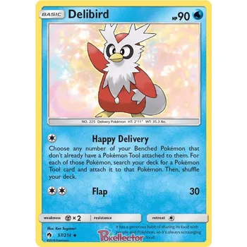 Sběratelská karetní hra Delibird 057/214 - Lost Thunder Typ karty: Non-Holo