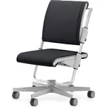 Dětská rostoucí židle Moll SCOOTER šedá konstrukce Potah Moll: antracit