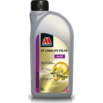 Auto-moto Plně syntetický motorový olej Millers Oils - XF LONGLIFE VOLVO 0w20 1l