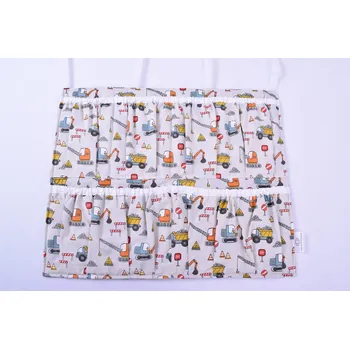 Kapsář na postýlku stavba na šedé