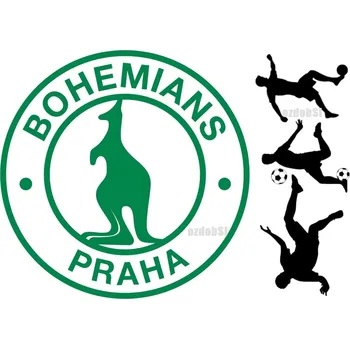 Jedlá dekorace na dort Bohemians Praha - jedlý papír