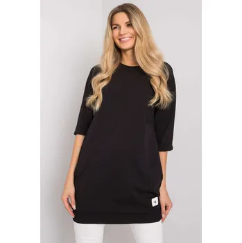 Dámské šaty RELEVANCE Mikinové šaty Ivet černé Velikost: S/M