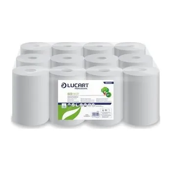 Podlahový mycí stroj Ručníky "Eco", bílé, papírové, role, 1 vrstvé, LUCART