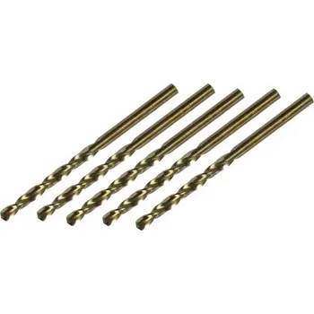 Vrták Vrták spirálový s 5% kobaltu, broušený HSS-Co, 8.4mm, DIN 338, sada 5ks (TrueTech)