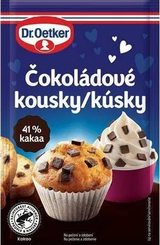 Čokoláda Dr. Oetker Čokoládové kousky 41 % 70 g