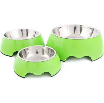 Miska pro psa HUHU BAMBOO Miska zelená, Objem: 350 ml (M)