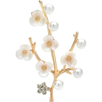 Brož B-TOP Brož Bílé Květy