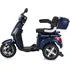 Elektrický invalidní skútr Elektropower De Luxe 6+ elektrická tříkolka modrá