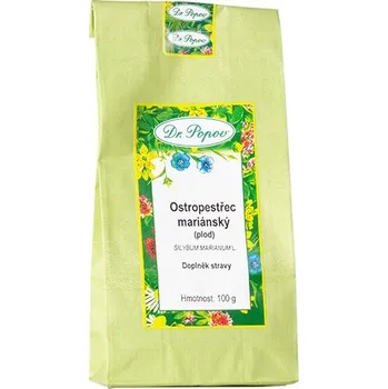 Přírodní produkt Ostropestřec plod, 100 g Dr. Popov