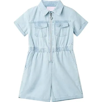 Dětský overall vidaXL Dětský overal s krátkým rukávem bledě modrý 128 [10912]