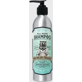 Šampon Mr Bear Family All Over Shampoo Springwood univerzální šampon na vlasy a tělo 250 ml