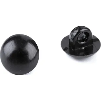 Stoklasa Knoflík/oči 7 mm černé 50 ks