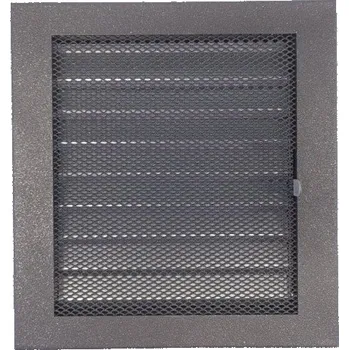Větrací mřížka LAgrid s.r.o. Větrací mřížka Klasik 20x21 antracit s žaluzií