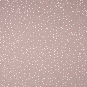 Úplet pudrový, bílé puntíky, š.145