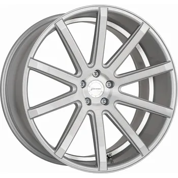 Alu kolo Corspeed DEVILLE Stříbrná broušená / bílý lem 10,5×21" 5×112 ET 25