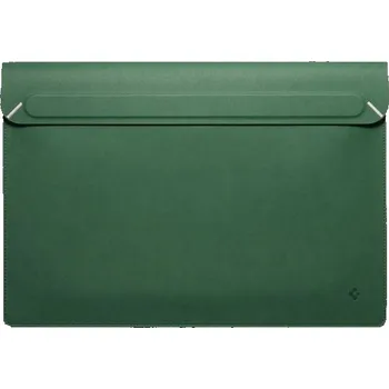 Pouzdro na mobilní telefon Spigen Valentinus obálka se stojánkem pro MacBook do 16" - zelená