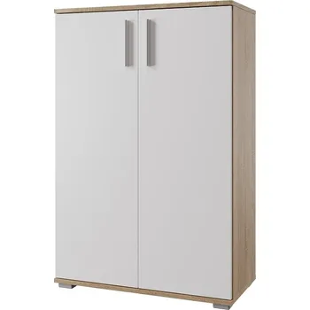 Komoda Komoda NEJBY GIANNI, dub sonoma/bílá + vyzvednutí ZDARMA