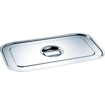Plech na pečení Víko s výřezem na naběračku na gastronádoby se sklápěcími úchyty GN 1/4