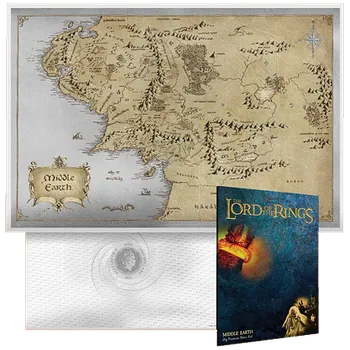 Stříbrná mapa Middle Earth™ 2021 (Lord of the Rings™)