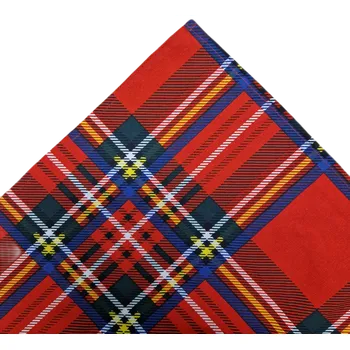 Utěrka David Textilní utěrka/napron červená káry 3 ks