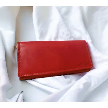 Dámská kožená peněženka JESSICA červená