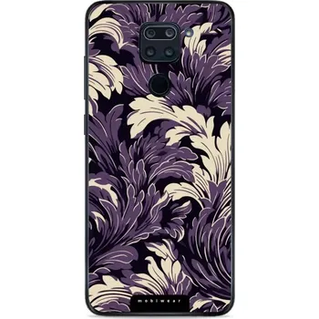 Pouzdro na mobilní telefon Lesklý kryt Mobiwear Glossy - Xiaomi Redmi Note 9 - GA46G Fialové rostliny (Prémiové lesklé pouzdro, obal, kryt Mobiwear Glossy na mobil Xiaomi Redmi Note 9 - GA46G Fialové rostliny, materiál Plast + TPU silikon - krytí po všech stranách, neošoupatelný)