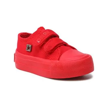 Dámské tenisky Plátěnky Big Star Shoes JJ374041 Červená 18