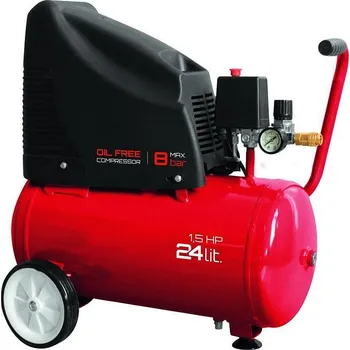 Kompresor Elektrický kompresor bezolejový OF1524, 1100W, 24l