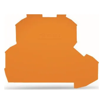 modulární přístroj a rozvaděč WAGO Bočnice 2002-2292 koncová a separátor, 0,8mm, oranžová 2002-2292