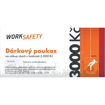 Dárkový potravinový koš worksafety.cz Dárkový poukaz - 3000Kč