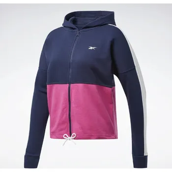 Dámské oblečení Dámská mikina REEBOK Training Essentials Logo - Pink - FU2205 Velikosti: XS