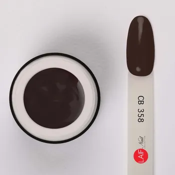 Umělé nehty Laif Barevný UV/LED gel hnědý CB 358 6ml