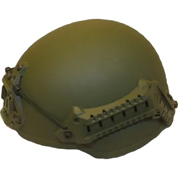 Helma na motorku Přilba, střední výřez, zelená, polštářky, raily, NVG, vel. L